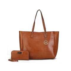 Sadie Oversize Tote and Wallet Set