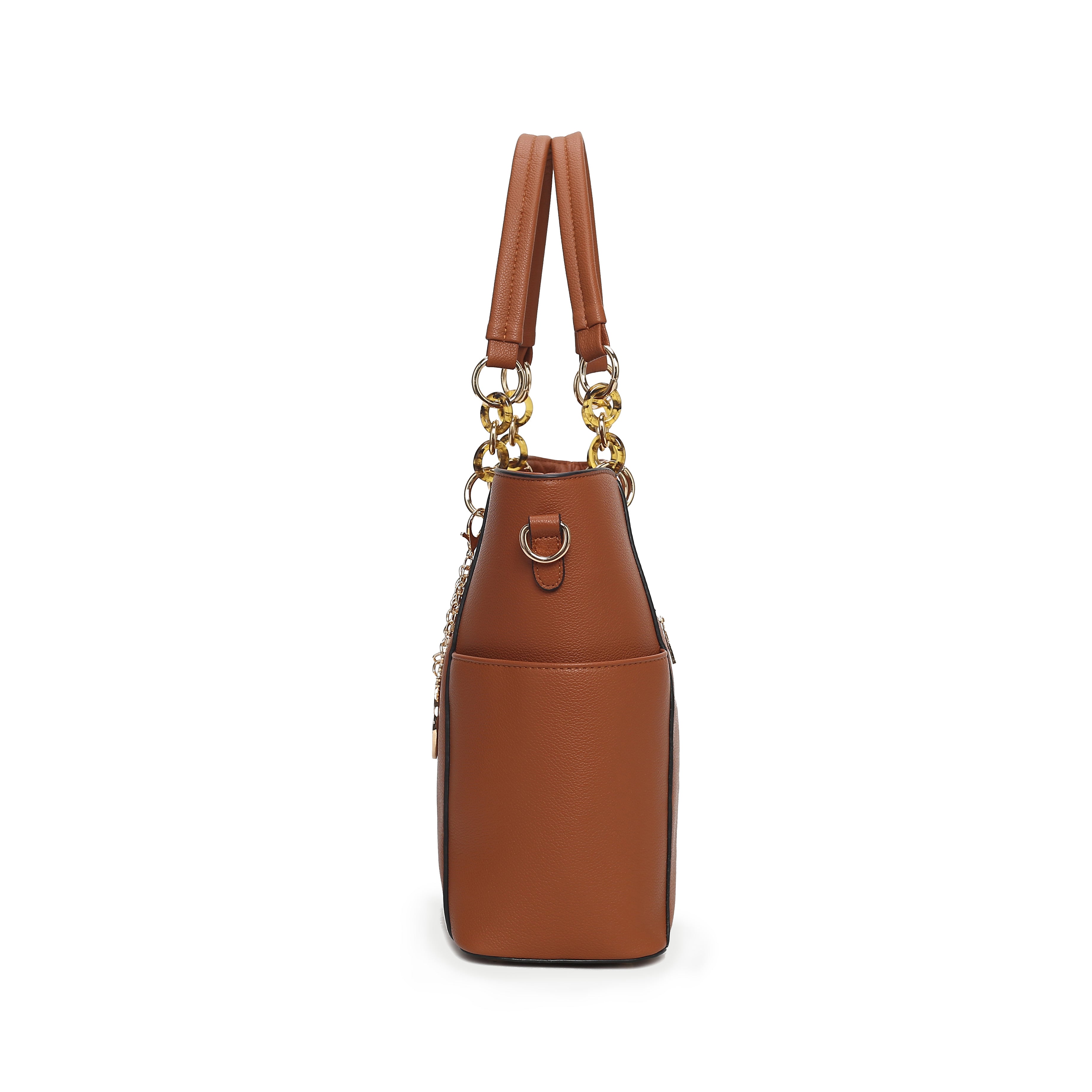  MKF Collection Bonita Tote Bag and Wallet Set - Mustard - Bonton
