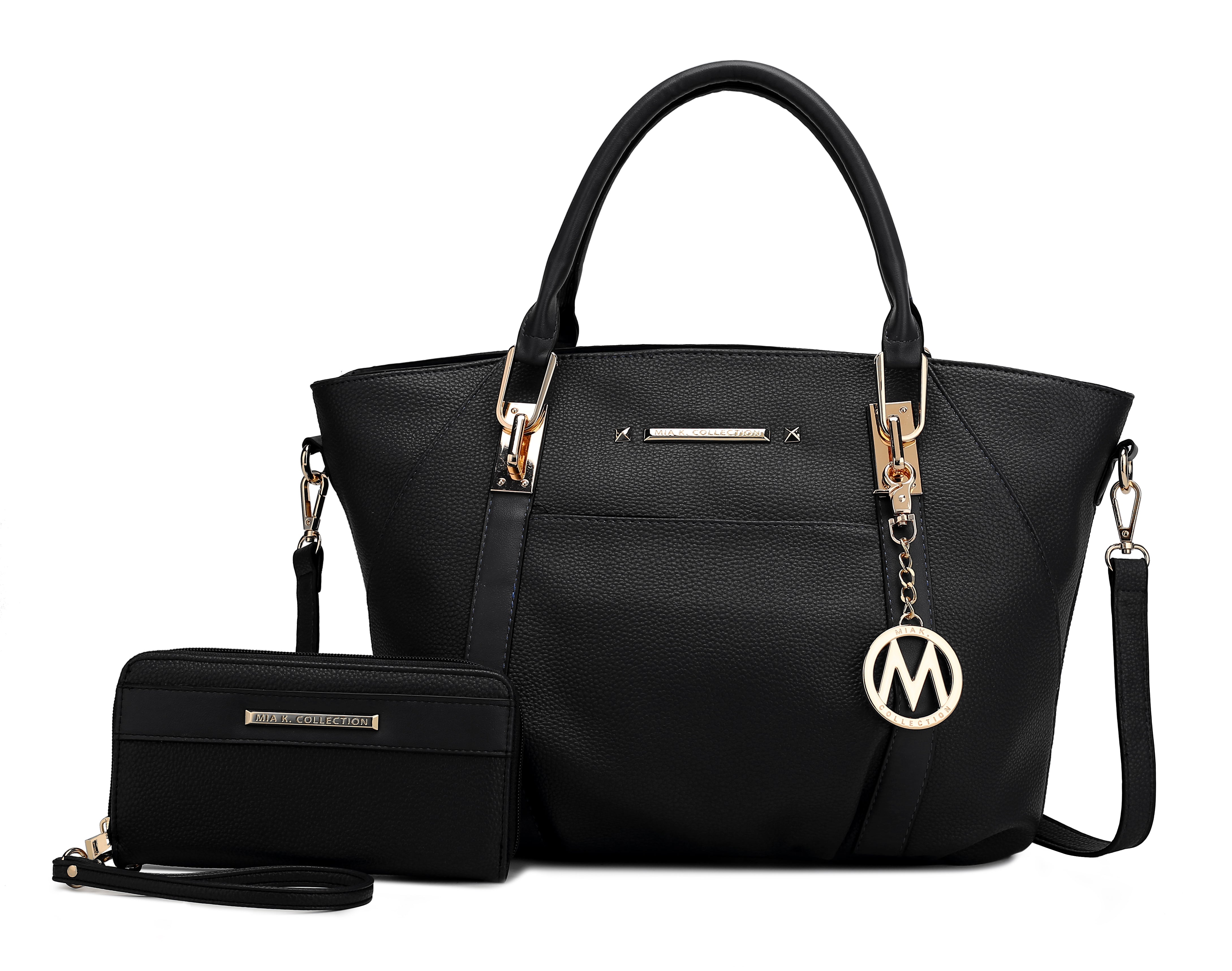  MKF Collection Darielle Shoulder Bag and Set - Black - Bonton