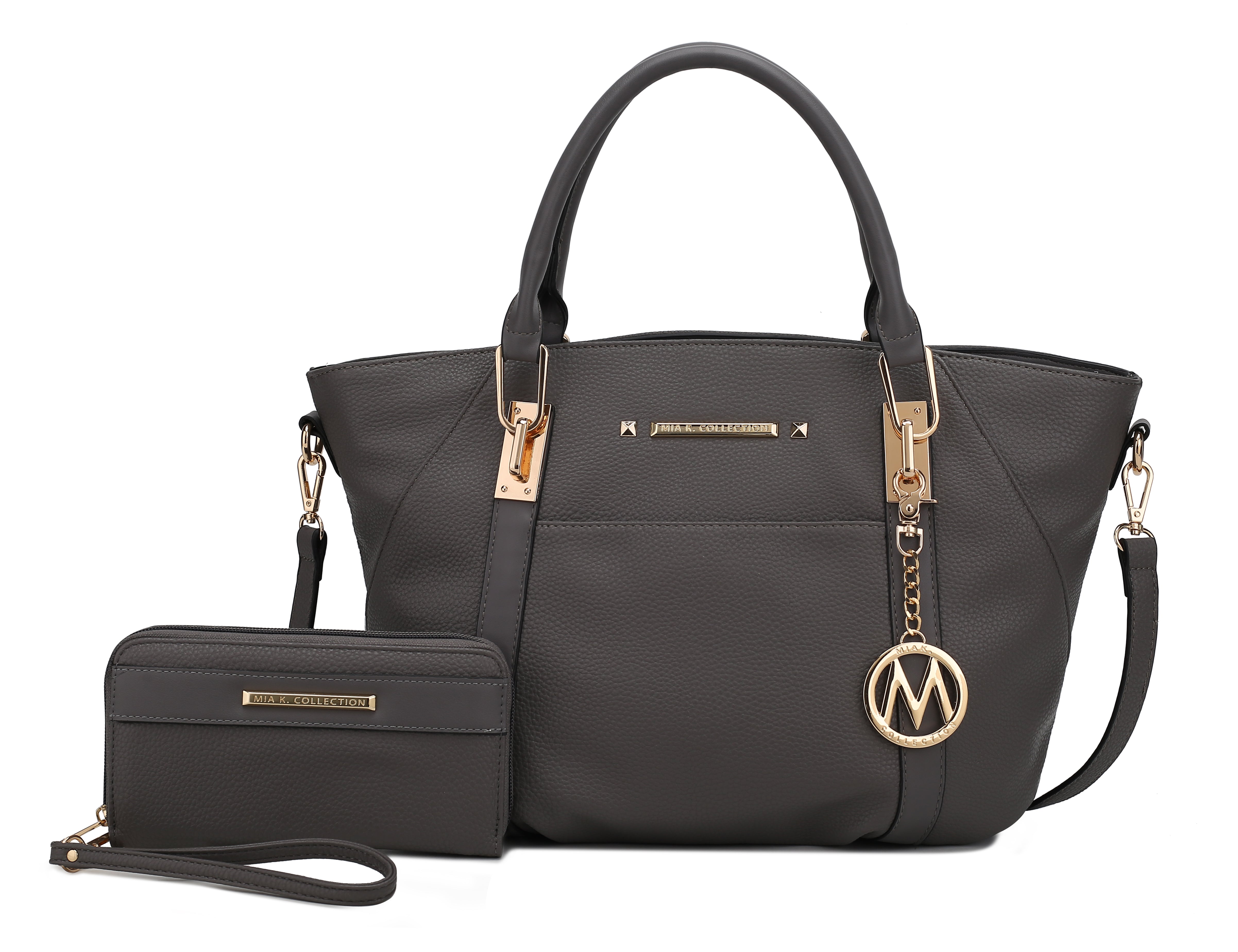  MKF Collection Darielle Shoulder Bag and Set - Black - Bonton