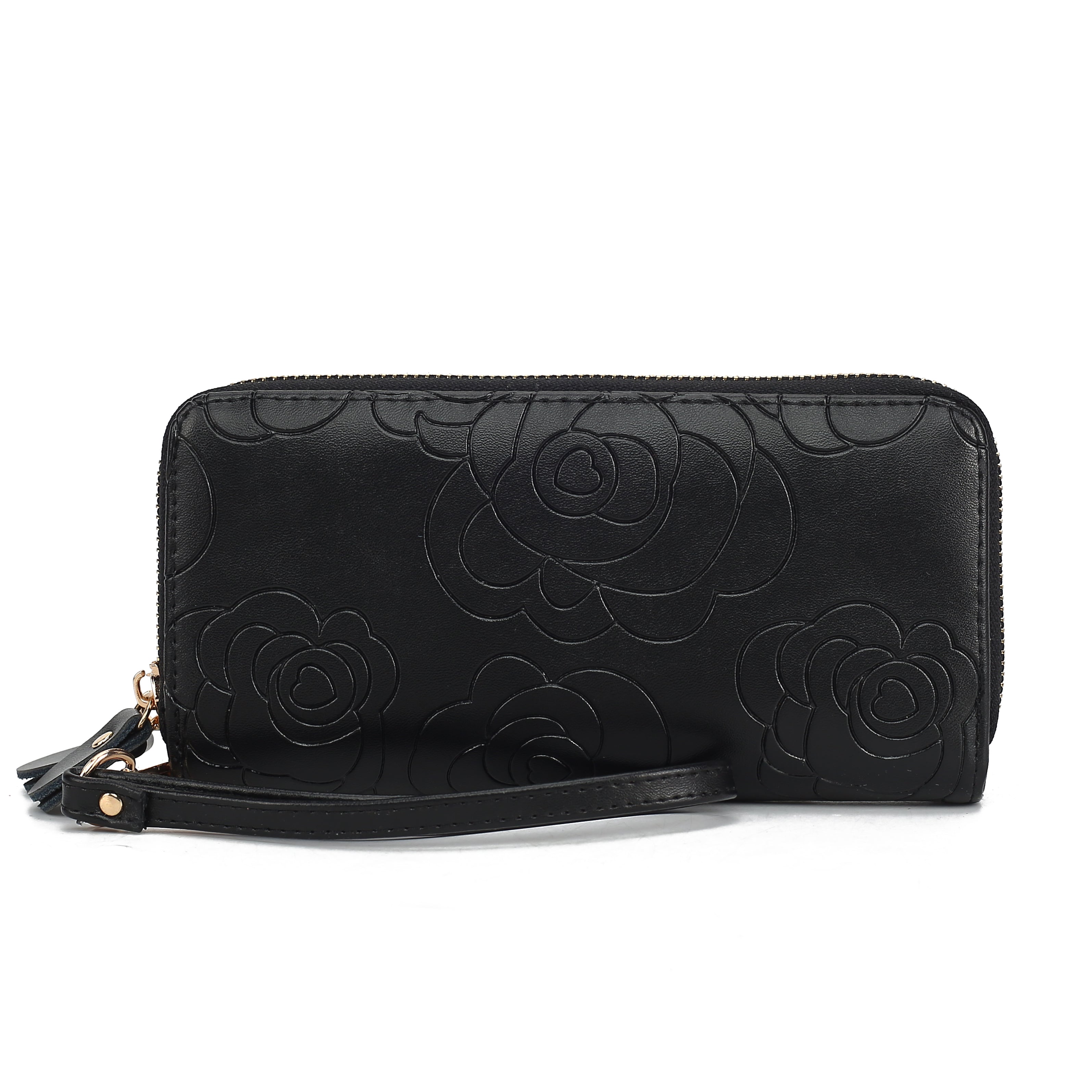  MKF Collection Ellie Leather Wallet - Black - Bonton