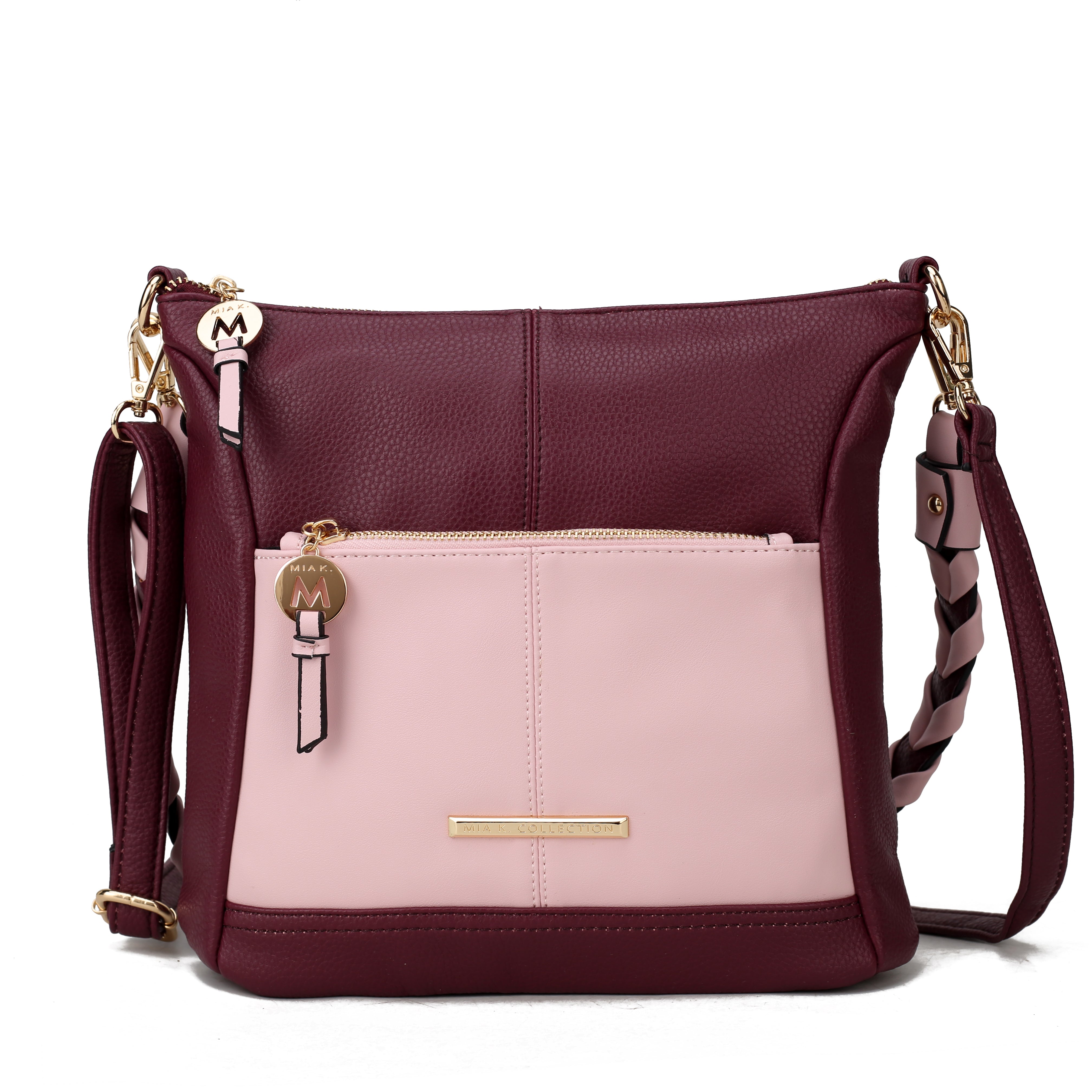  MKF Collection Nala Shoulder Bag - Burgundy - Bonton