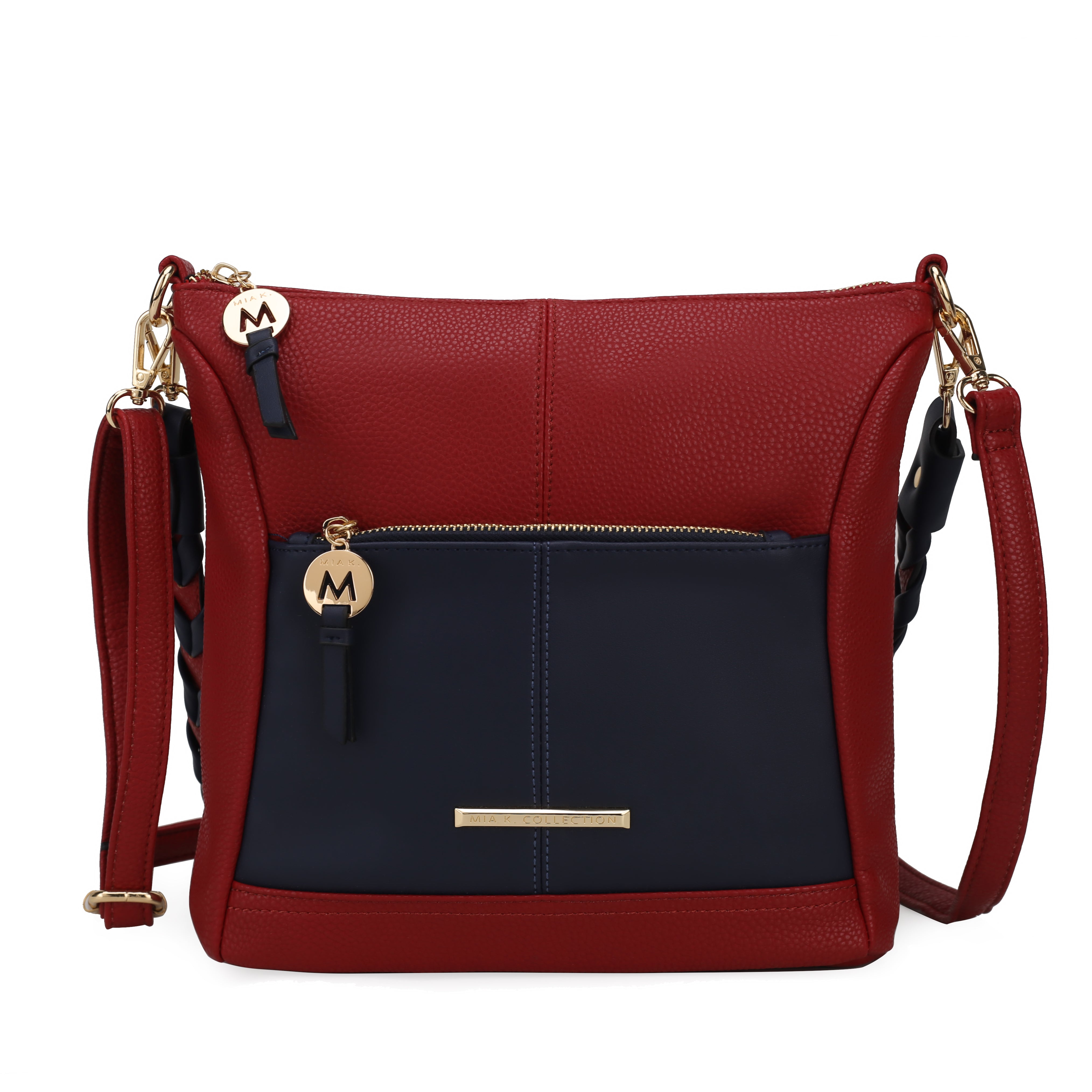  MKF Collection Nala Shoulder Bag - Burgundy - Bonton