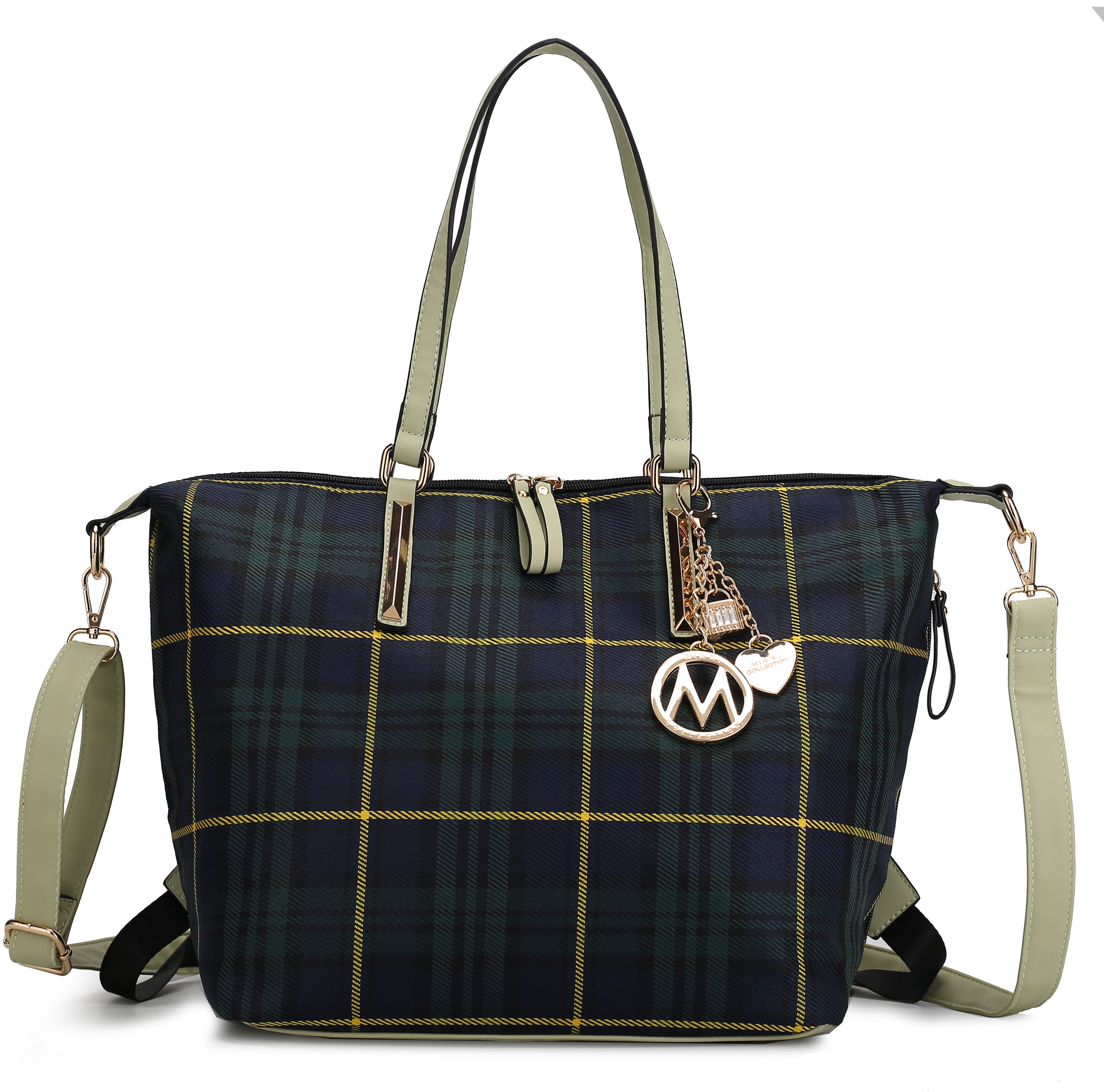  MKF Collection Layla Convertible Weekender - Olive - Bonton