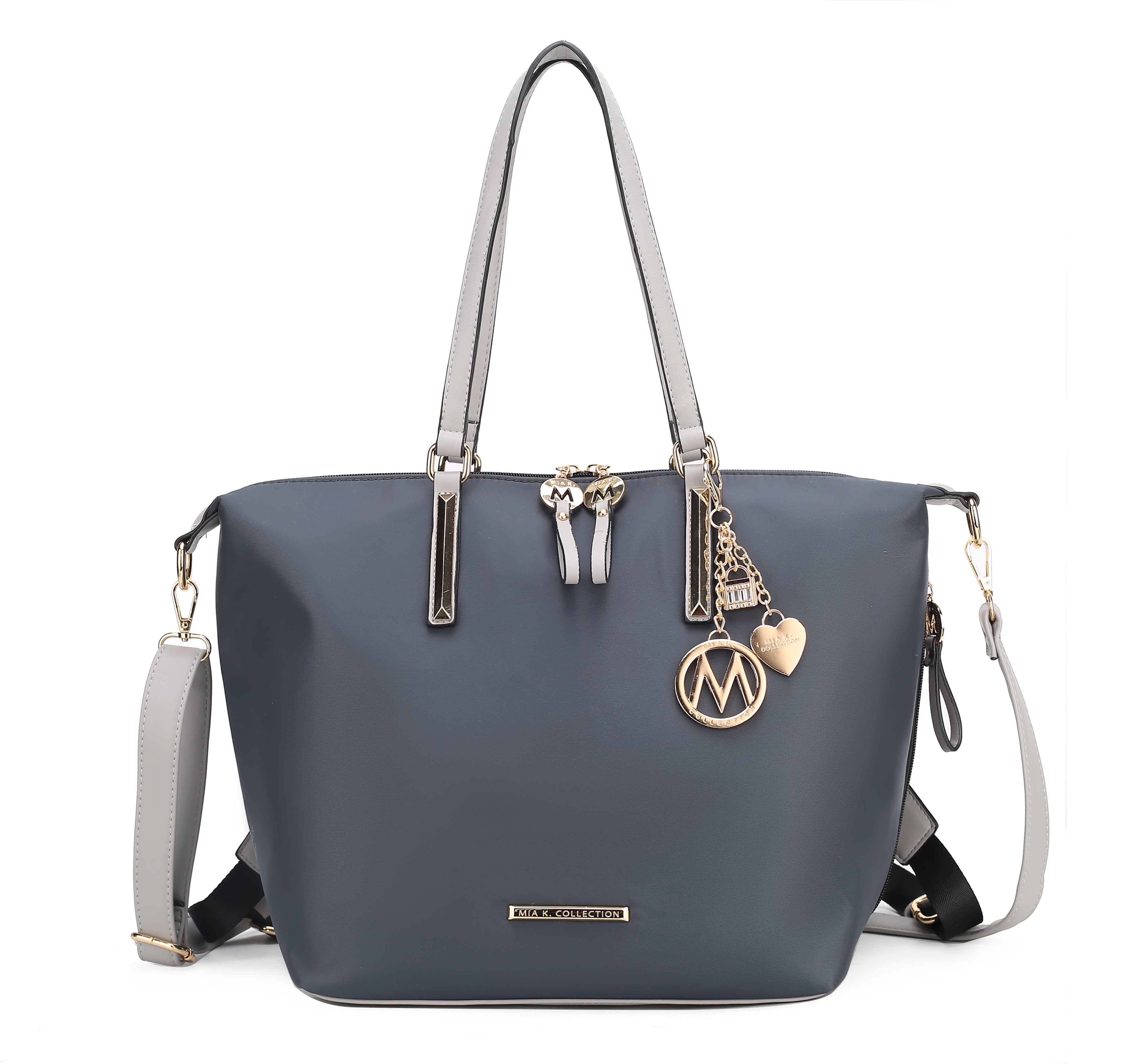  MKF Collection Layla Convertible Weekender - Navy - Bonton