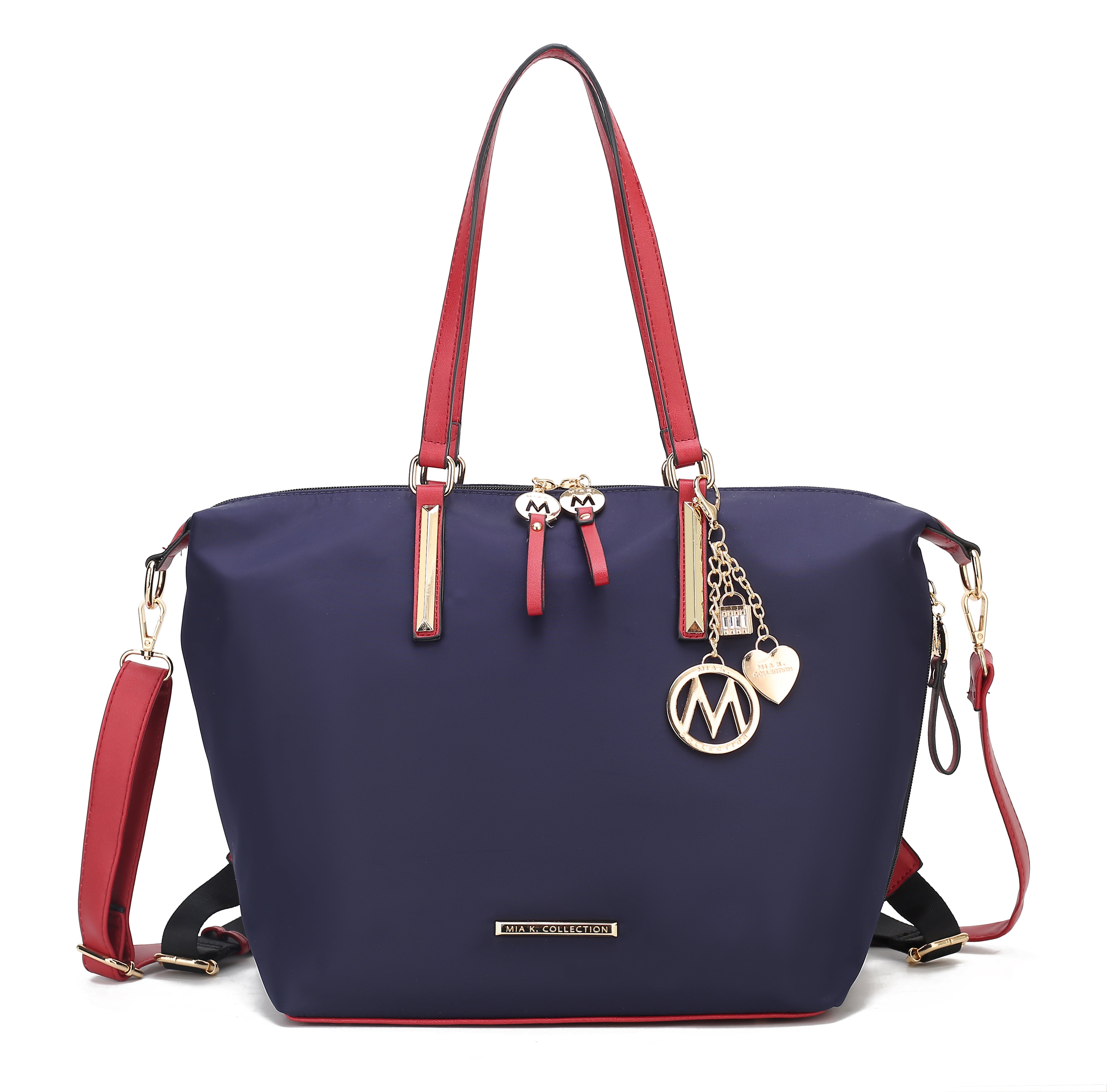  MKF Collection Layla Convertible Weekender - Navy - Bonton