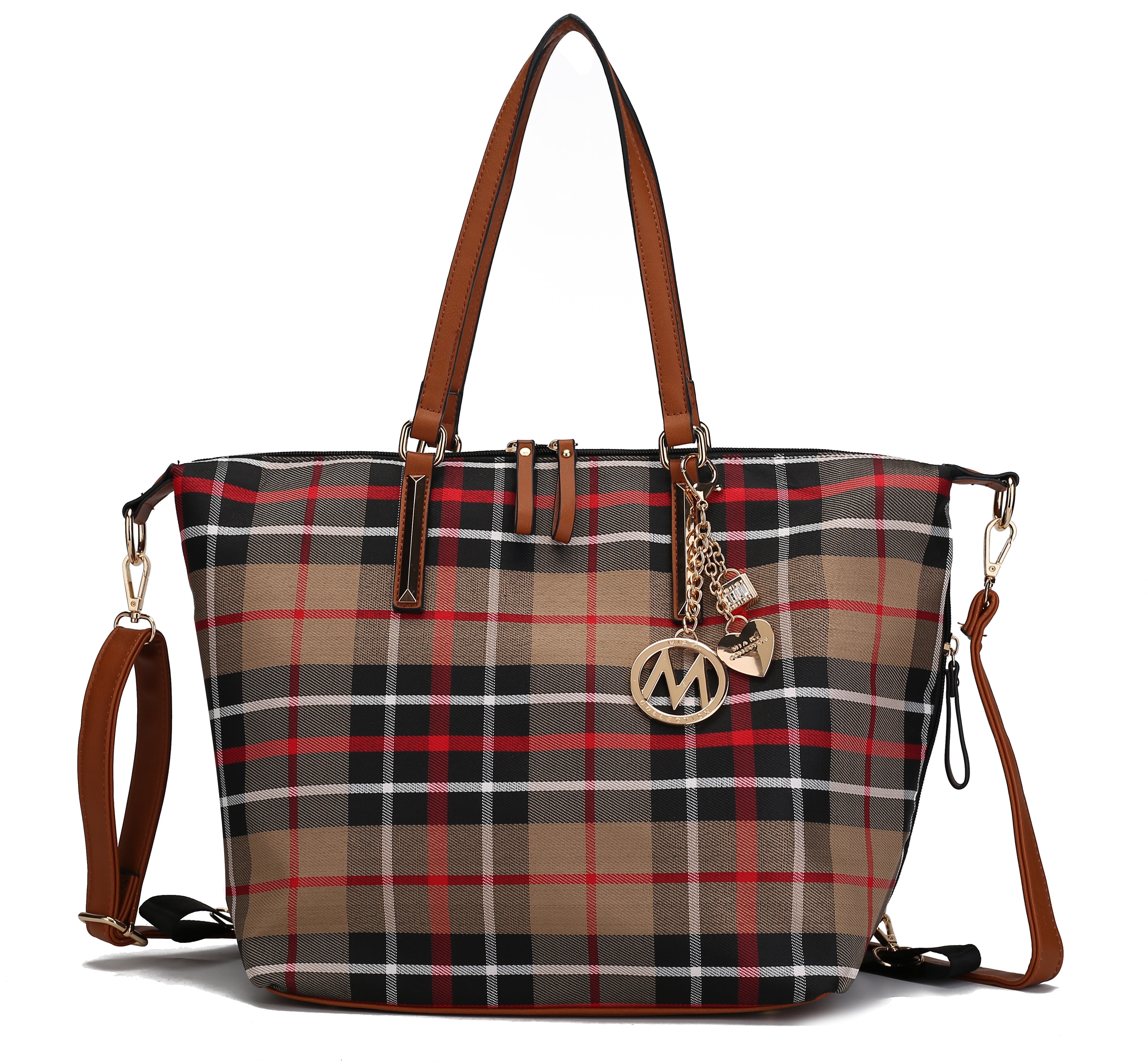  MKF Collection Layla Convertible Weekender - Olive - Bonton