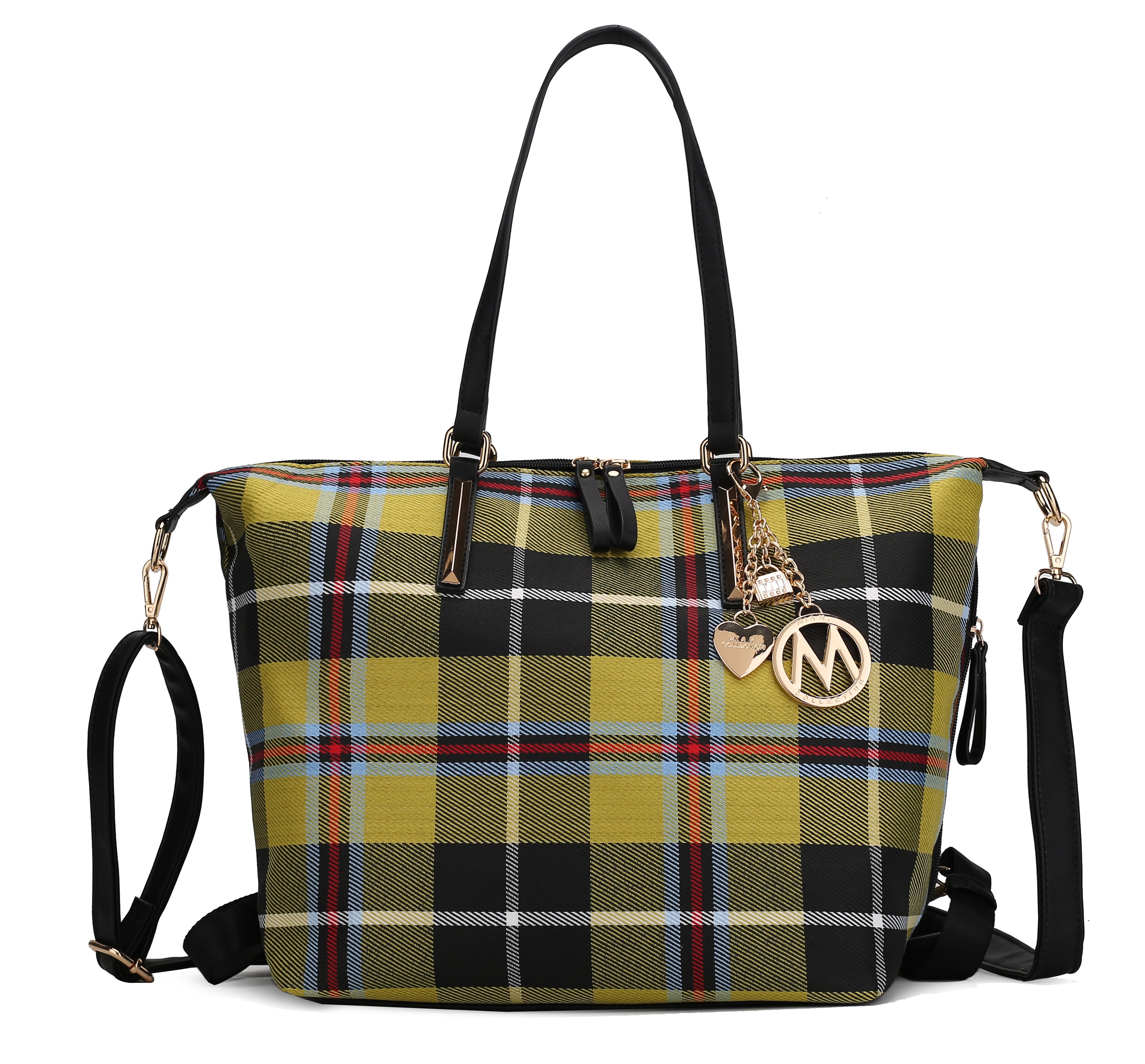  MKF Collection Layla Convertible Weekender - Olive - Bonton