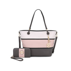 Vallie Tote Bag and Wallet Set