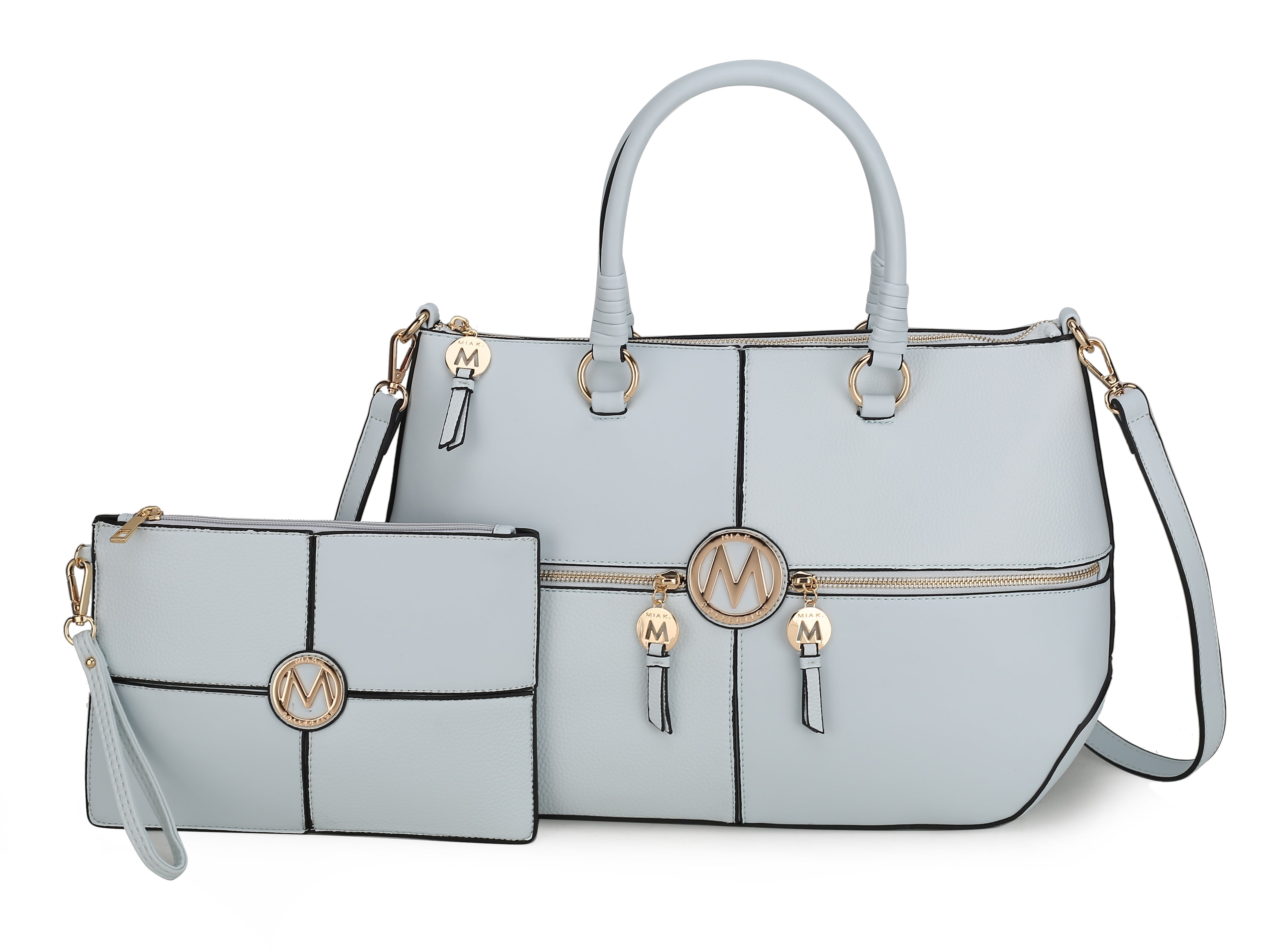  MKF Collection Maji Shoulder Bag and Set - Light Blue - Bonton