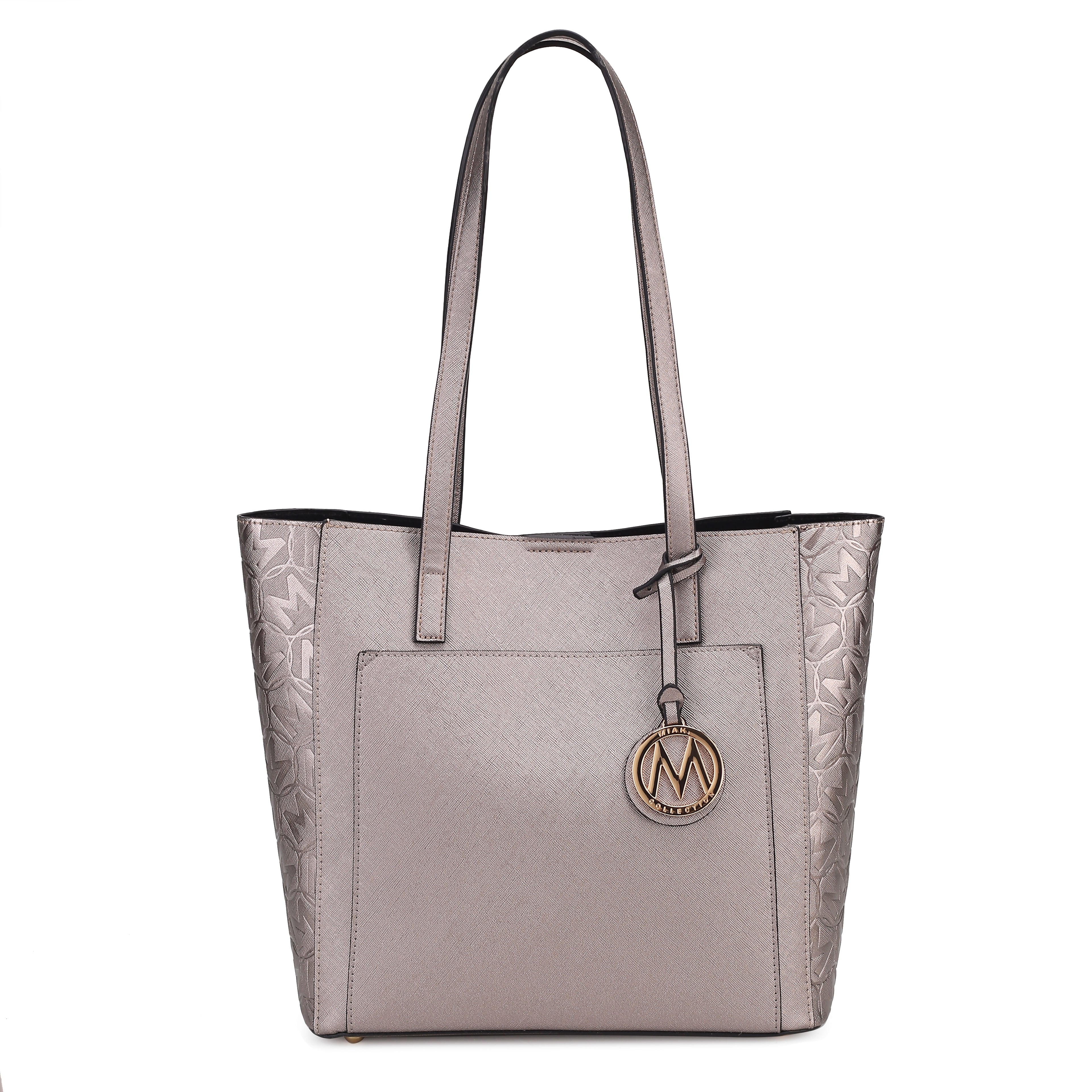  MKF Collection Leah Tote Bag - Silver - Bonton