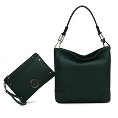 Viviana Hobo Bag and Wristlet Set