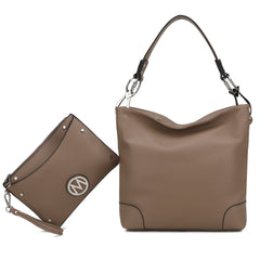 Viviana Hobo Bag and Wristlet Set