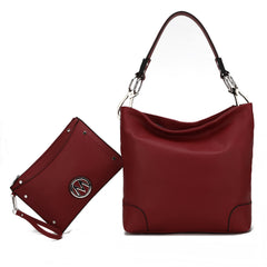 Viviana Hobo Bag and Wristlet Set