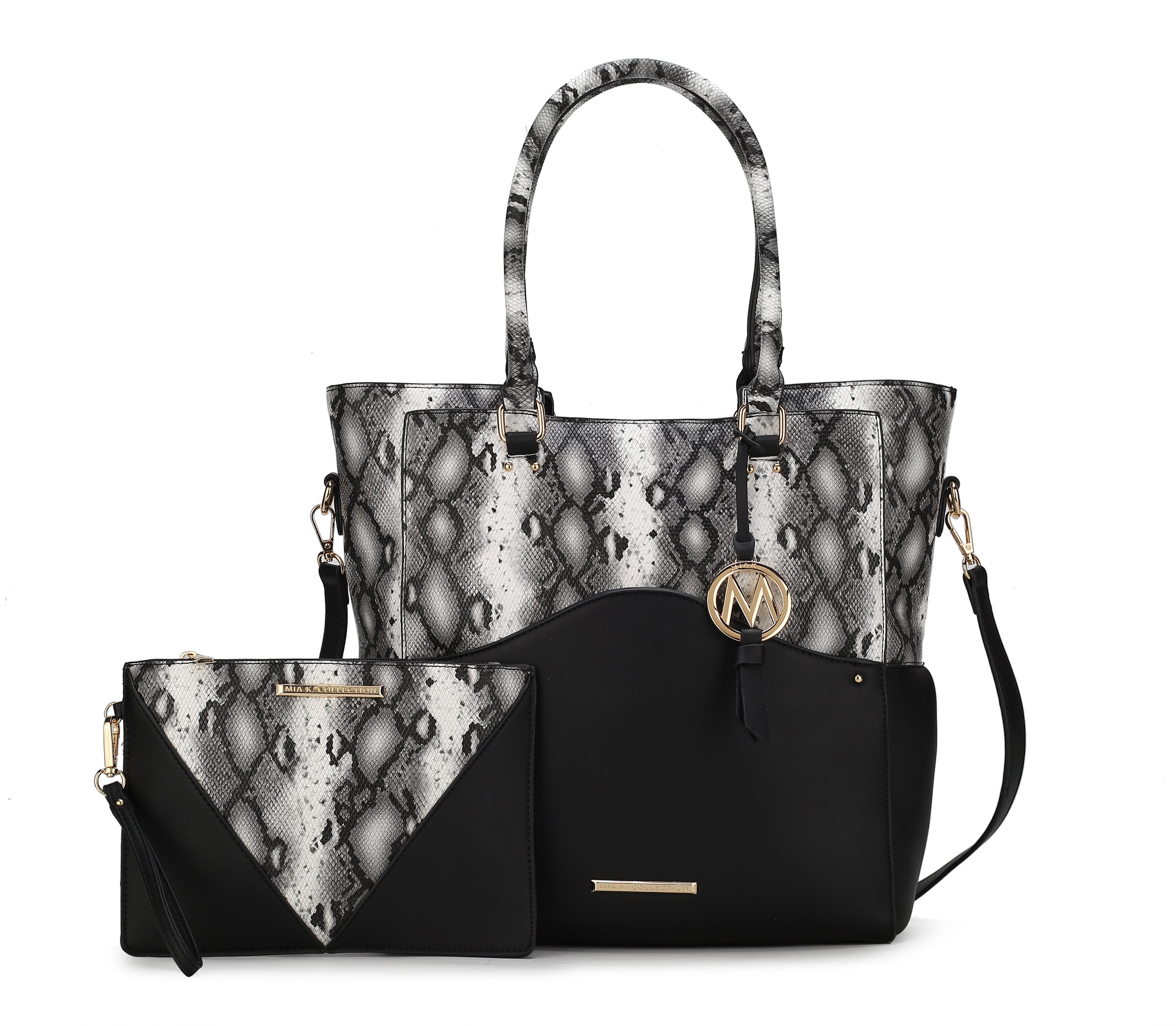  MKF Collection Iris Tote Bag - Black - Bonton