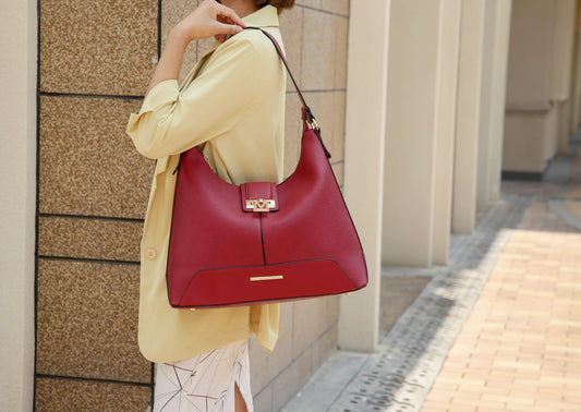 Graciela Solid Hobo Bag and Wallet Set