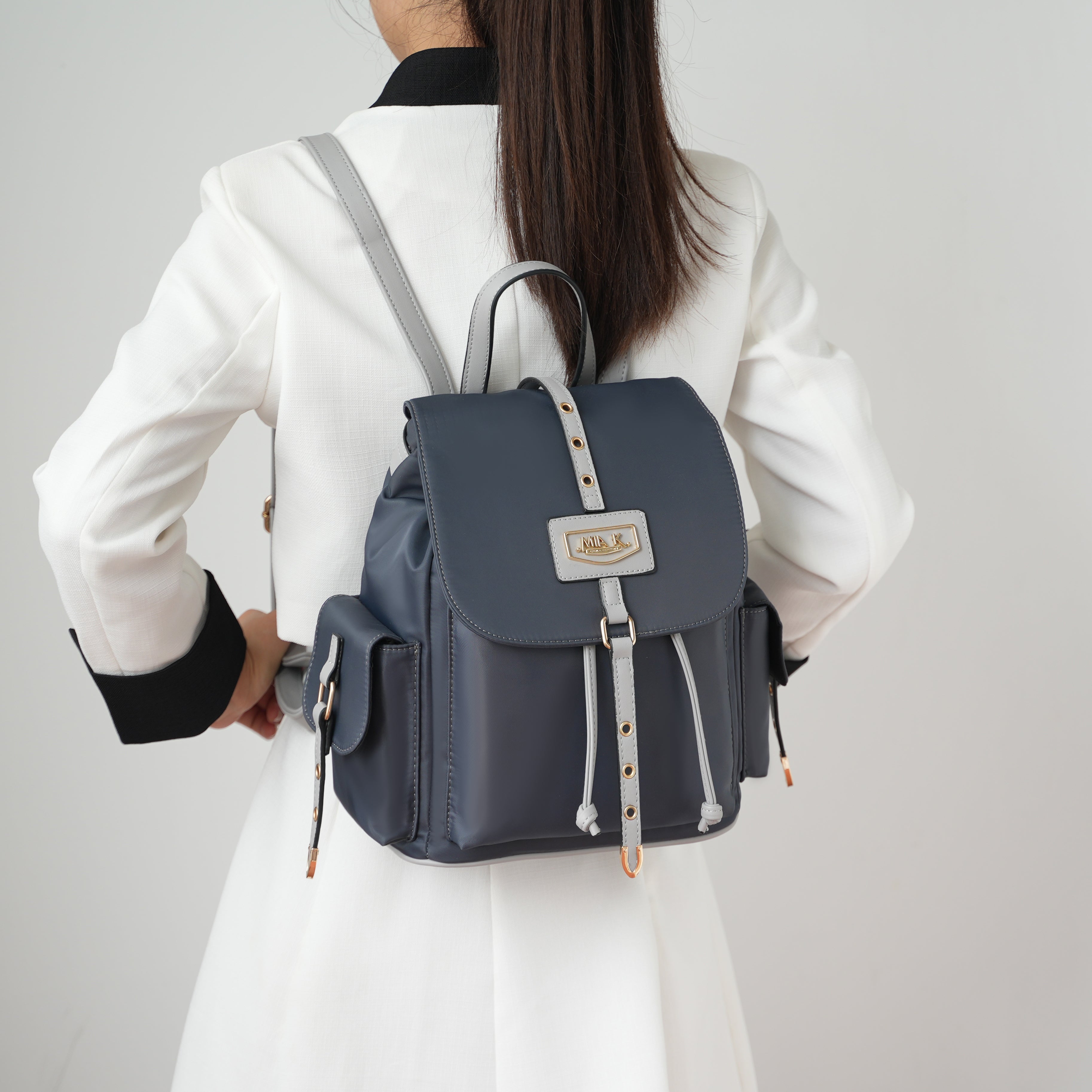  MKF Collection Paula Backpack - Light Blue - Bonton