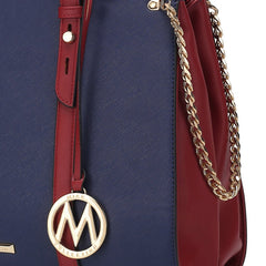 Amy Color-Block Shoulder Bag