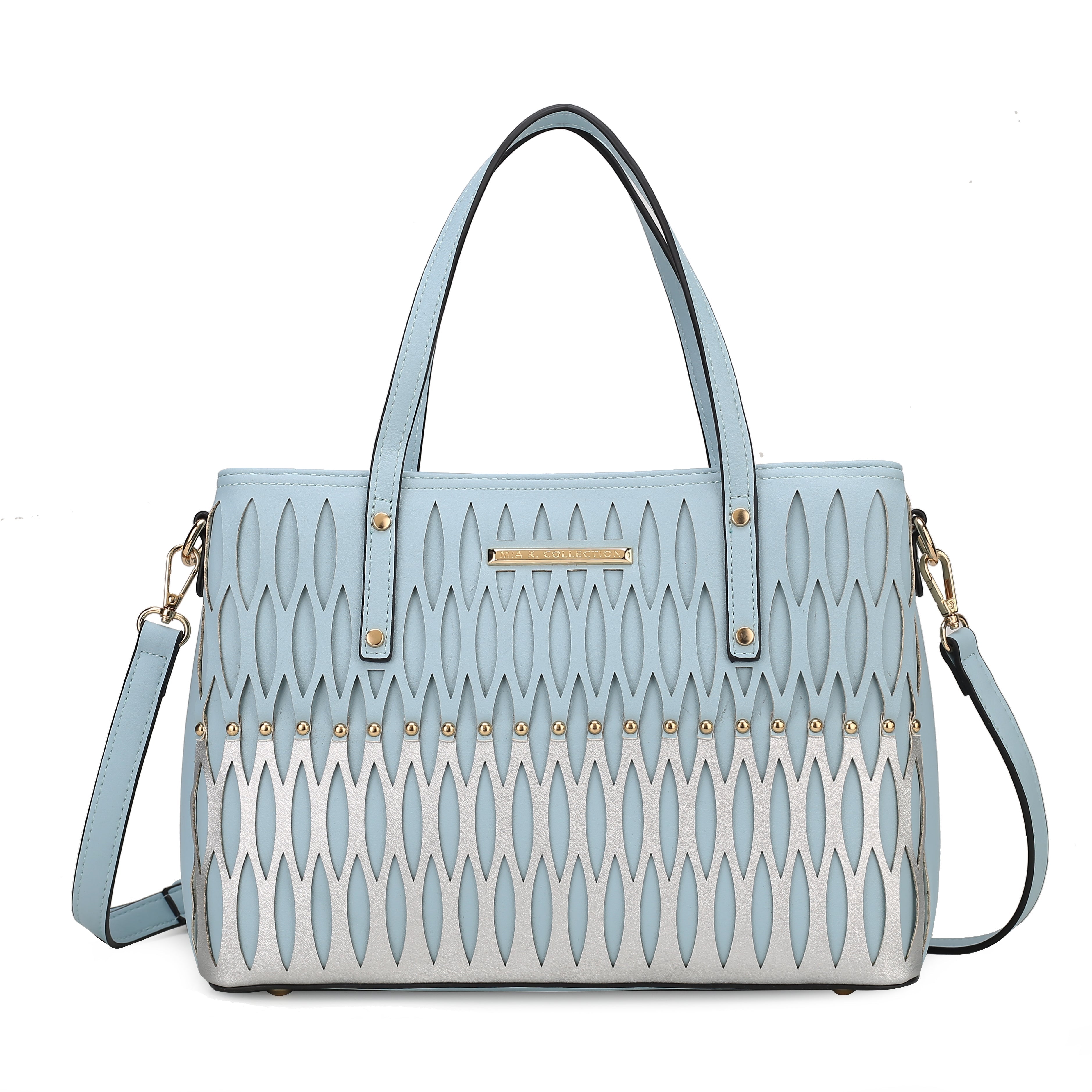  MKF Collection Quinn Tote Bag - Light Blue - Bonton