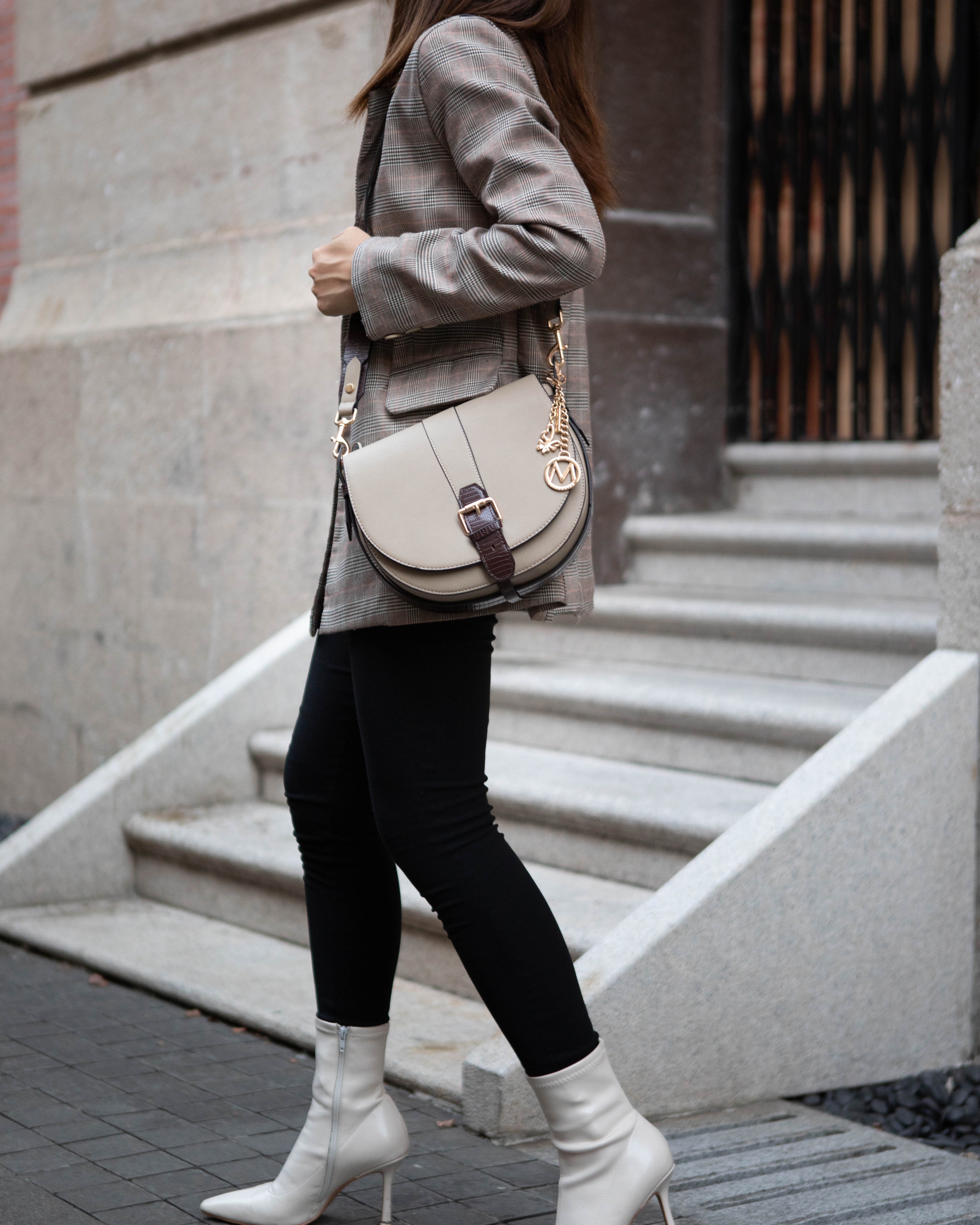  MKF Collection Ayla Crossbody Bag - Brown - Bonton