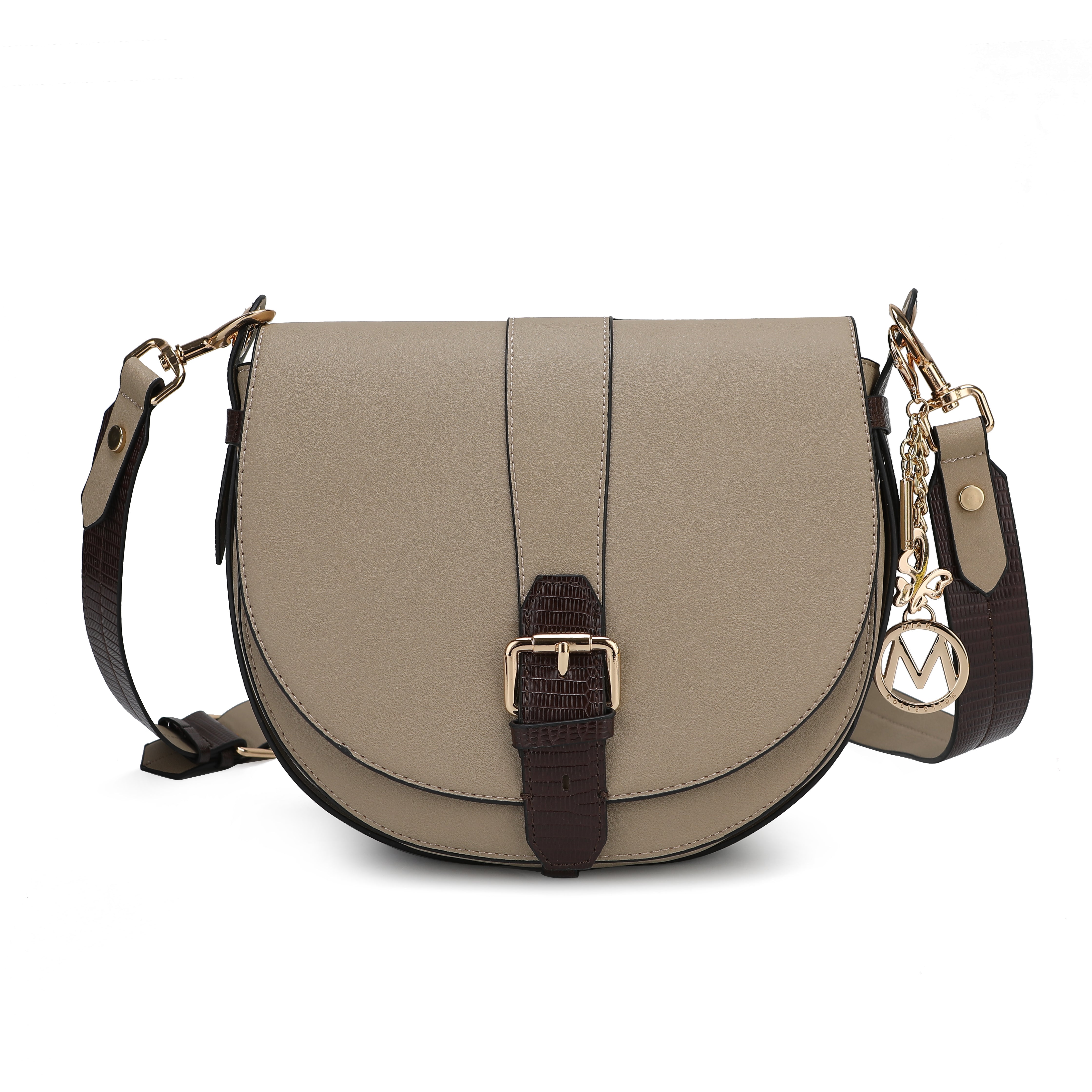  MKF Collection Ayla Crossbody Bag - Beige - Bonton