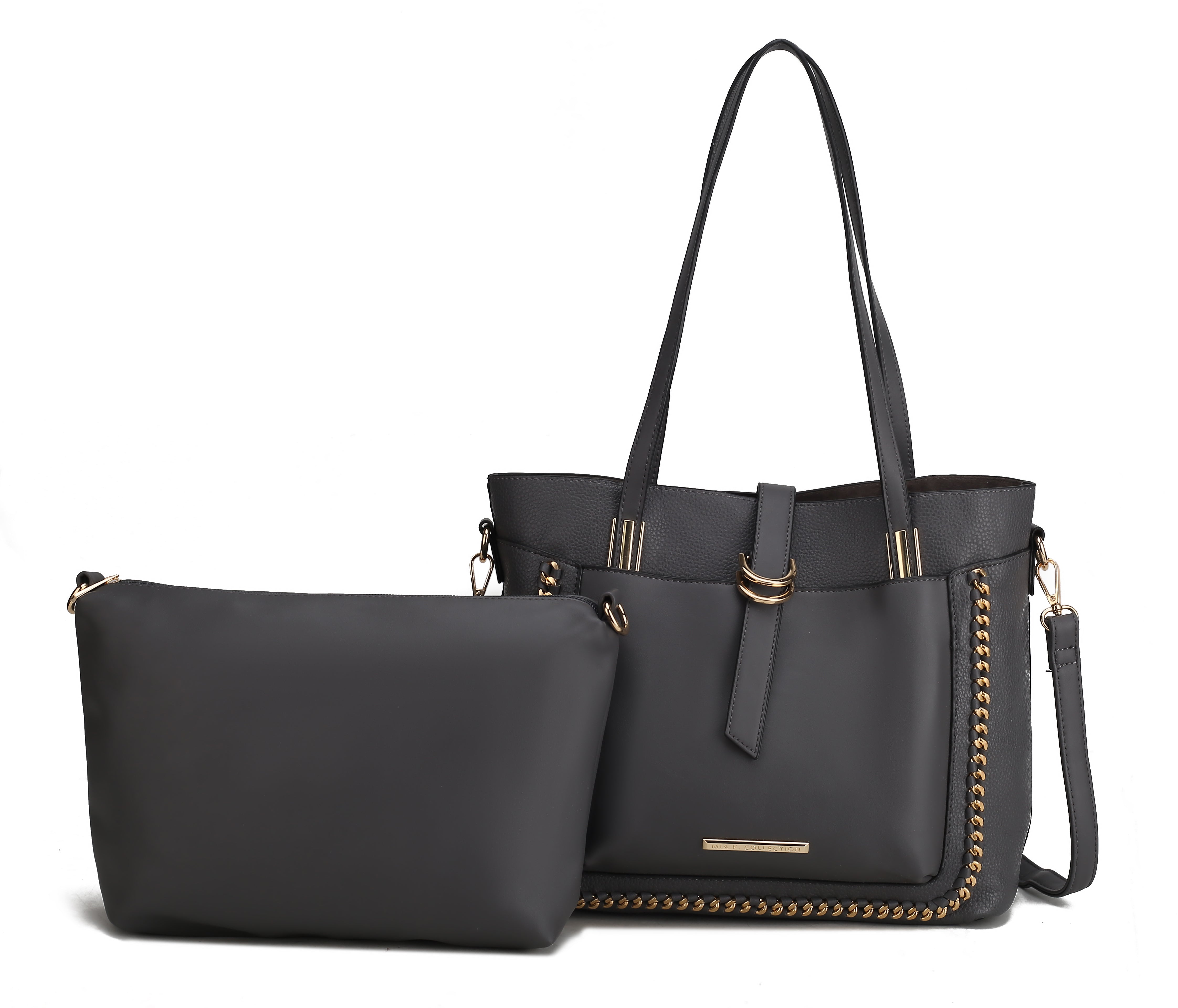  MKF Collection Raya Shoulder Bag and Set - Black - Bonton