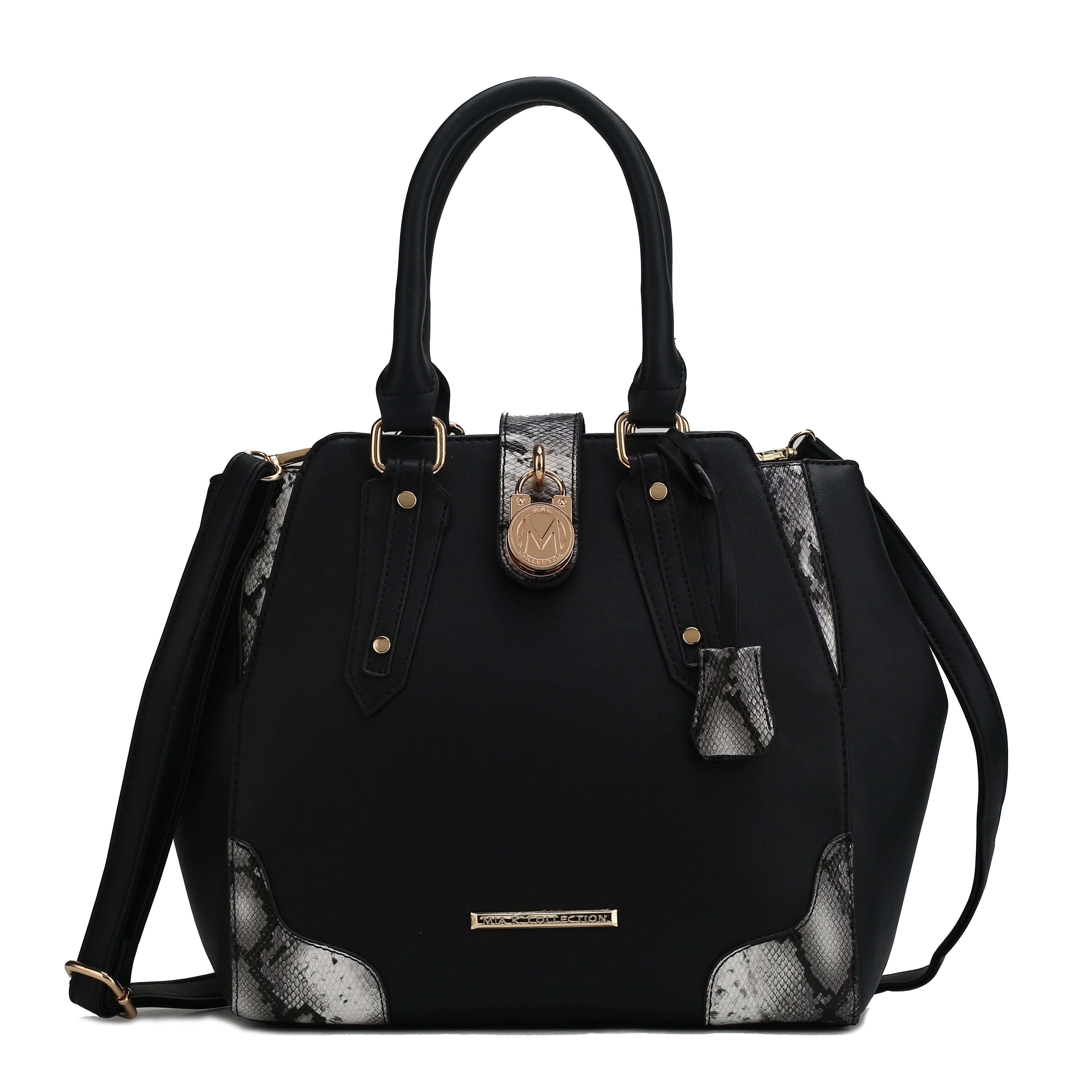  MKF Collection Lorena Embossed Shoulder Bag - Beige - Bonton