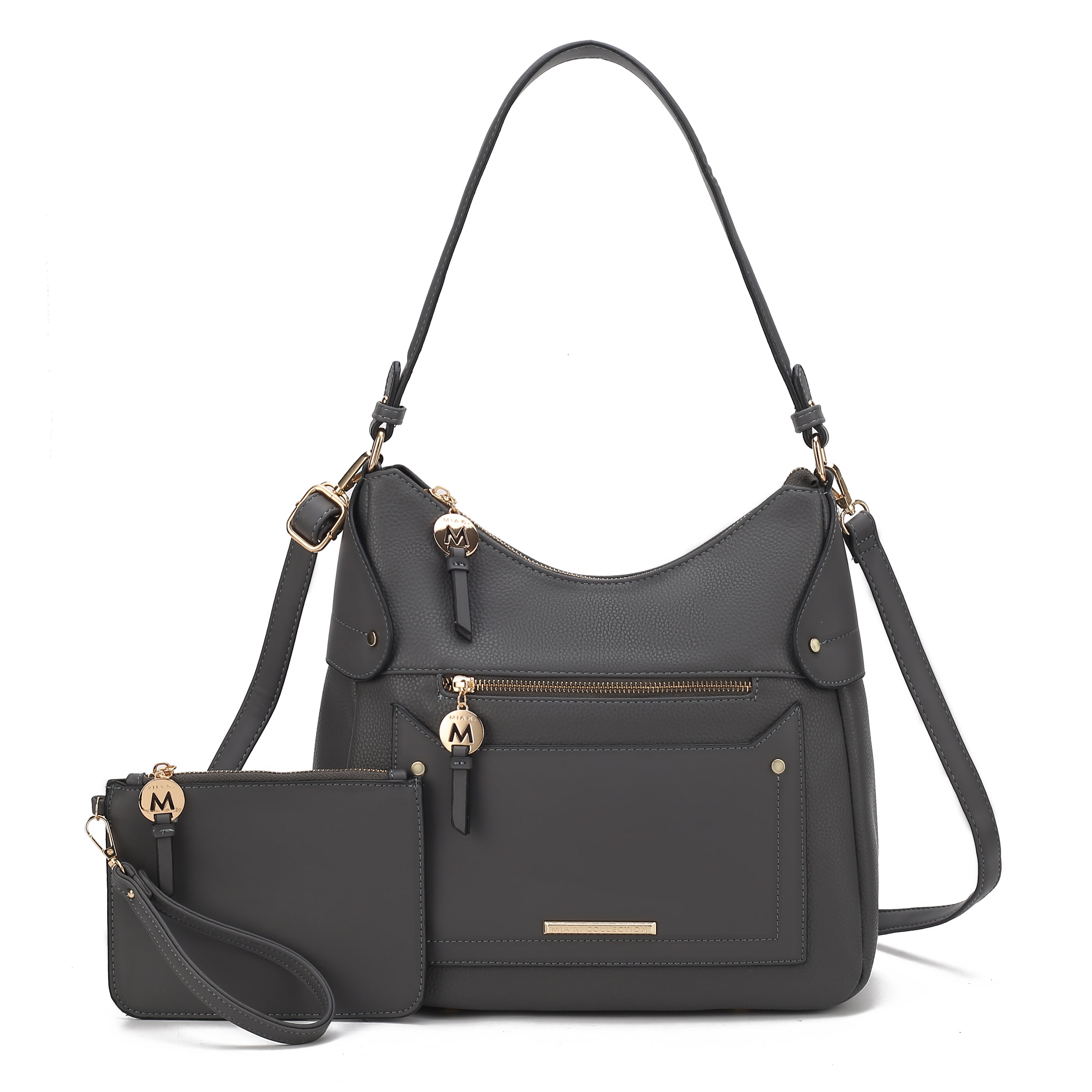  MKF Collection Maeve Shoulder Bag and Set - Black - Bonton