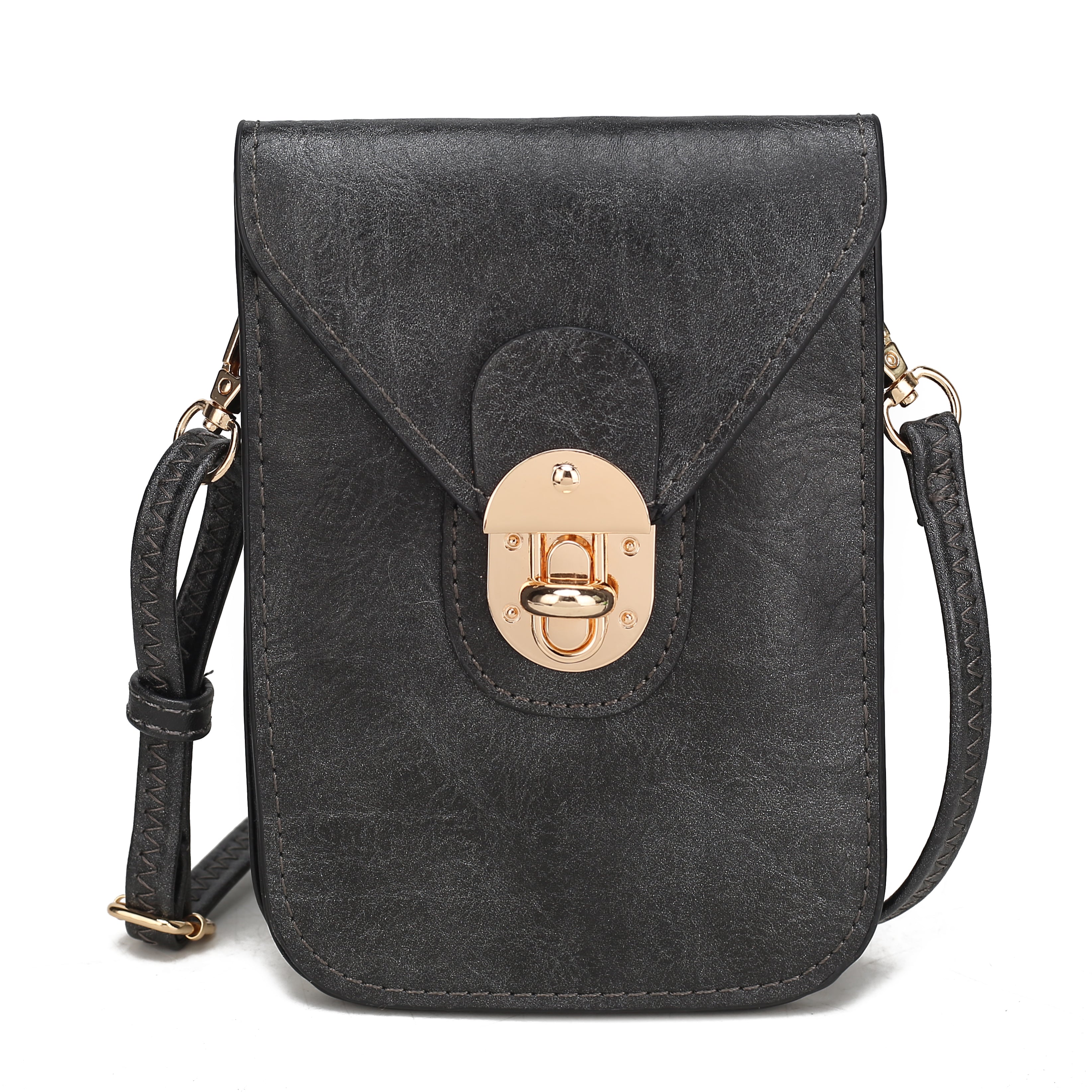  MKF Collection Kianna Phone Crossbody Bag - Charcoal Grey - Bonton