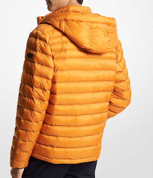 Hooded Packable Jacket Marigold