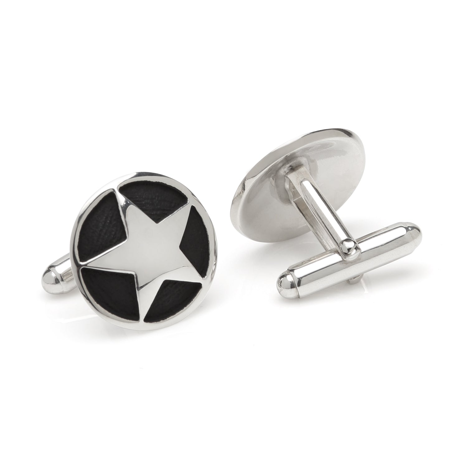  Cufflinks Antique Star Cuff Links - Default Title - Bonton