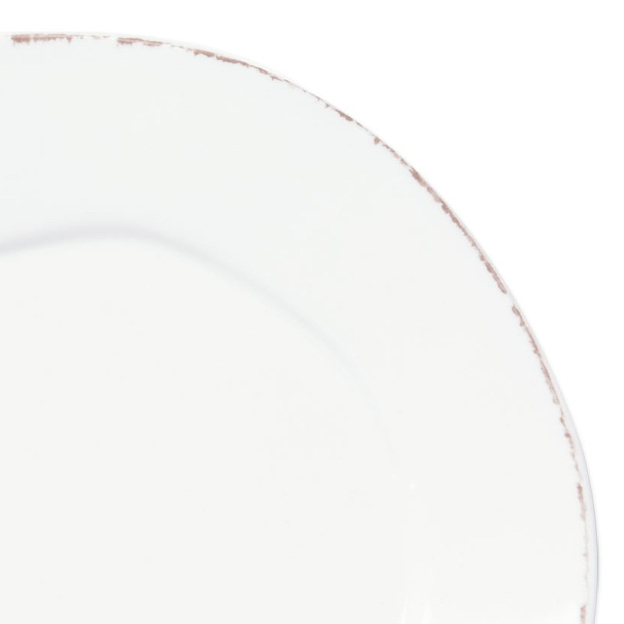  Vietri Melamine Lastra White Salad Plate - White - Bonton