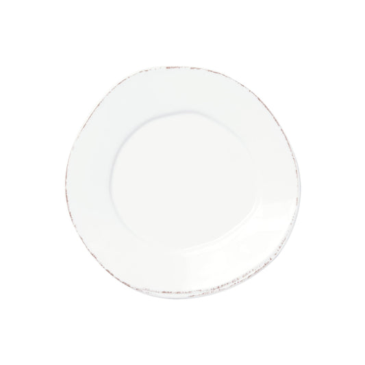 Melamine Lastra White Salad Plate