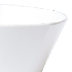 Melamine Lastra White Large Stacking Serving Bowl