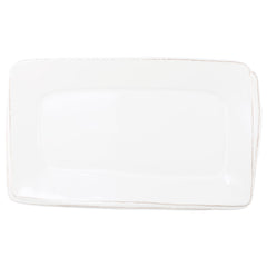 Melamine Lastra White Rectangular Platter