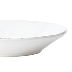 Melamine Lastra White Pasta Bowl