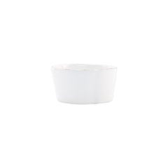 Melamine Lastra White Condiment Bowl