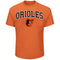 Mens Big And Tall Team Logo Short Sleeve Arch Logo Tee Shirt - Baltimore Orioles