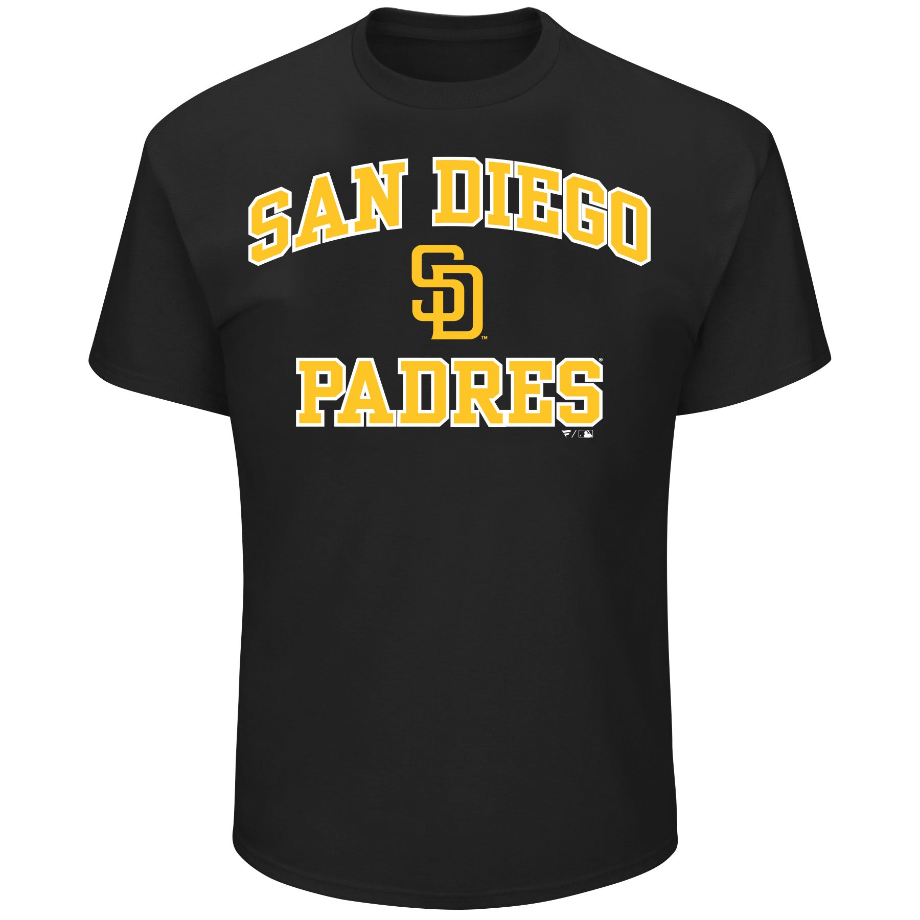  Mens Big And Tall Team Logo Short Sleeve Tee Shirt - San Diego Padres - Black - Bonton