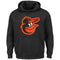 Mens Big And Tall Team Pullover Fleece Hoodie with Front Pouch - Baltimore Orioles