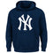 Mens Big And Tall Team Pullover Fleece Hoodie with Front Pouch - New York Yankees