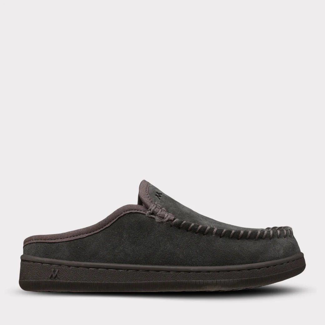  Mykos Craig Men's Slip-on Mule Slipper - Charcoal - Bonton
