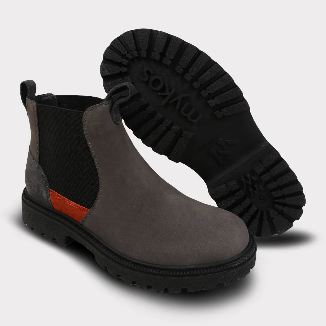  Mykos Marcus Men's Pull-on Chelsea Boot - Black/Gum - Bonton