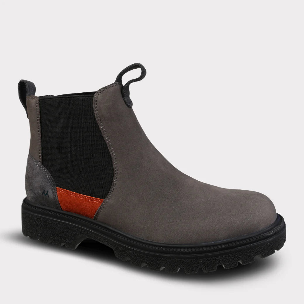  Mykos Marcus Men's Pull-on Chelsea Boot - Black/Gum - Bonton