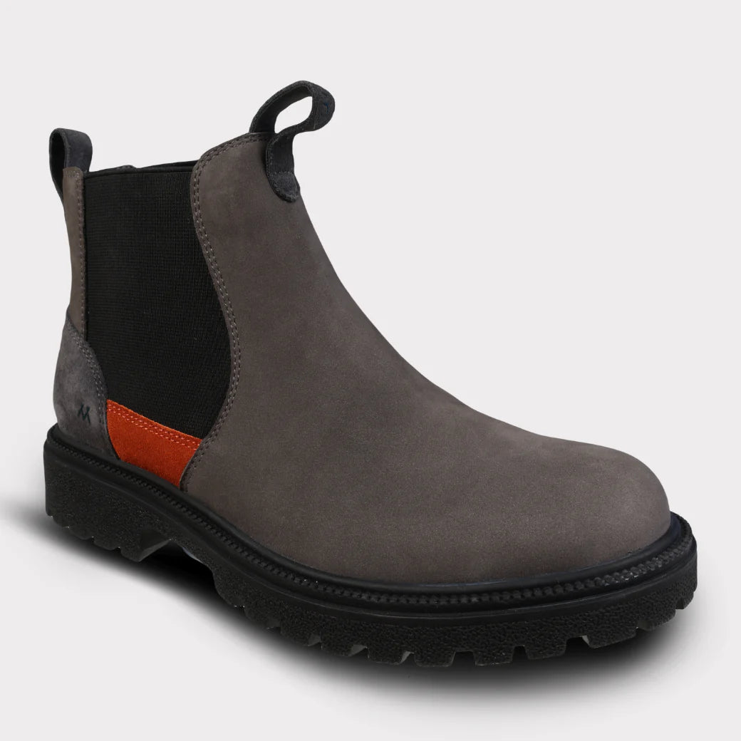  Mykos Marcus Men's Pull-on Chelsea Boot - Black/Gum - Bonton