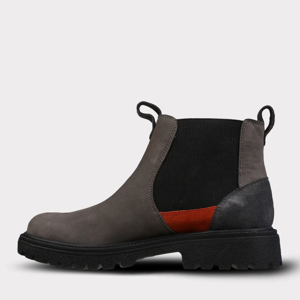  Mykos Marcus Men's Pull-on Chelsea Boot - Black/Gum - Bonton