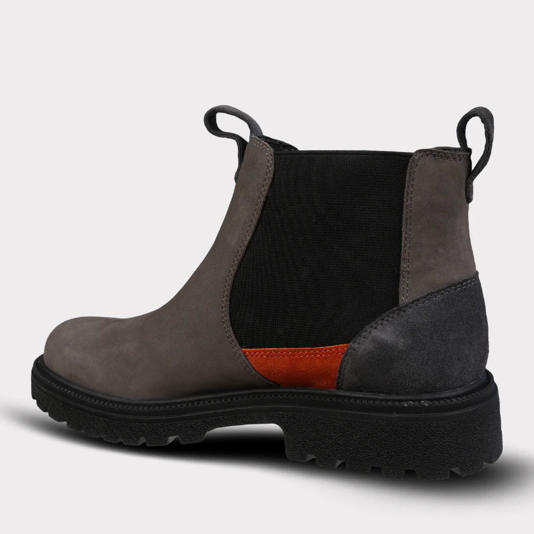  Mykos Marcus Men's Pull-on Chelsea Boot - Black/Gum - Bonton