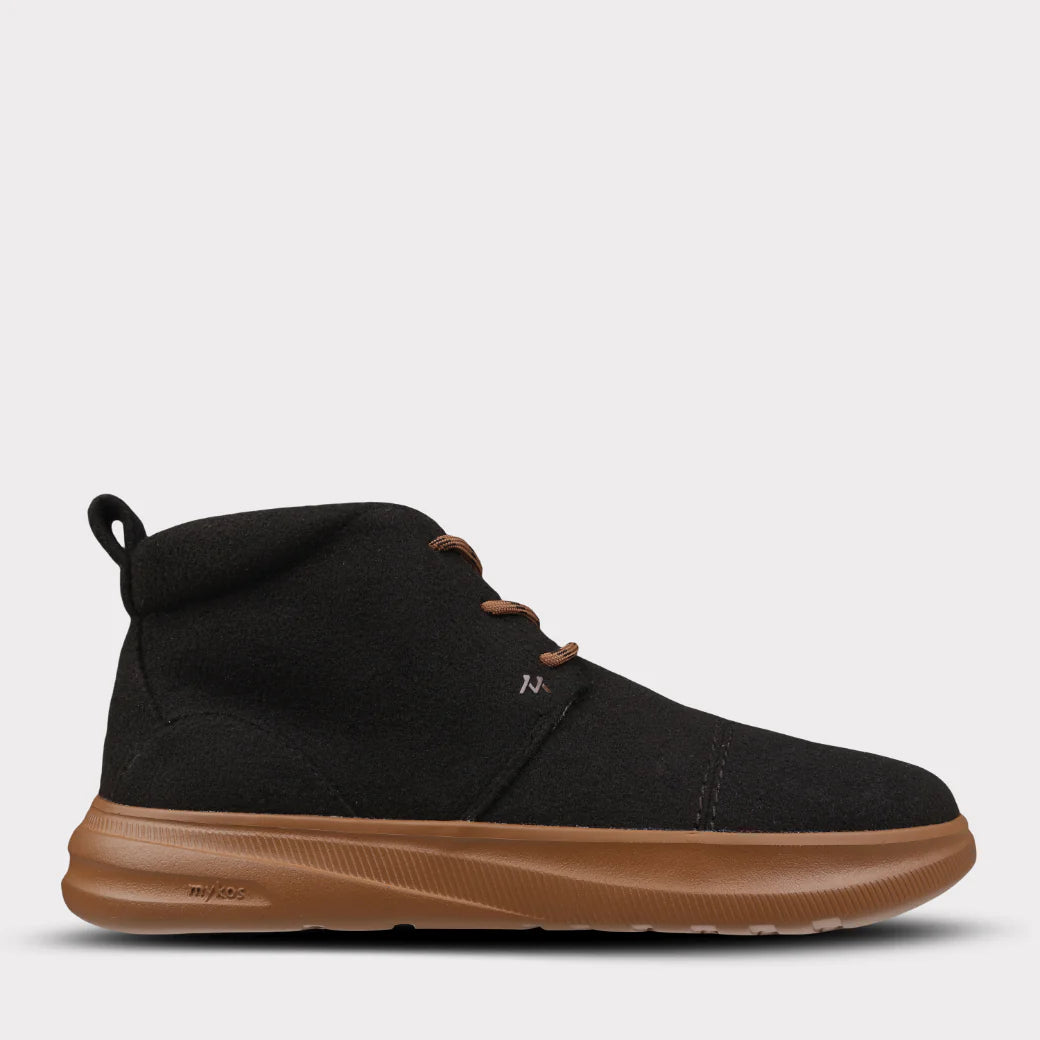  Mykos Koen Men's Lace-Up Sneaker - Black/Gum - Bonton