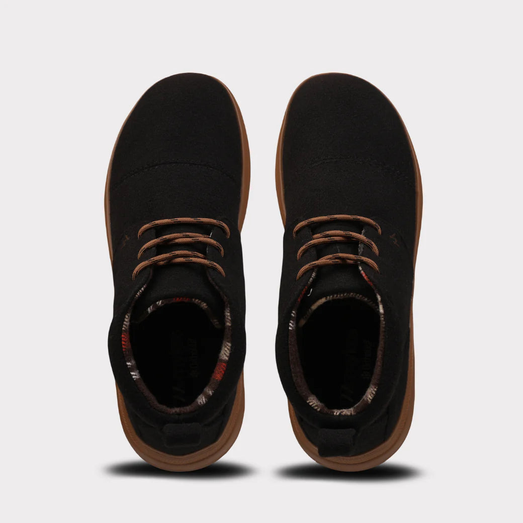  Mykos Koen Men's Lace-Up Sneaker - Black/Gum - Bonton