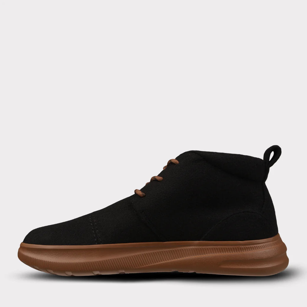  Mykos Koen Men's Lace-Up Sneaker - Black/Gum - Bonton